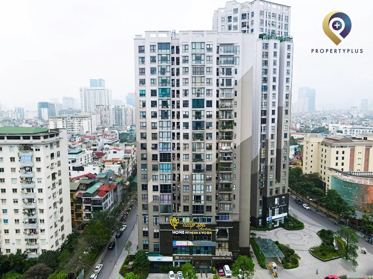 Exterior view of Yen Hoa Park View building in Cau Giay District, Hanoi.